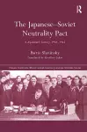 The Japanese-Soviet Neutrality Pact cover