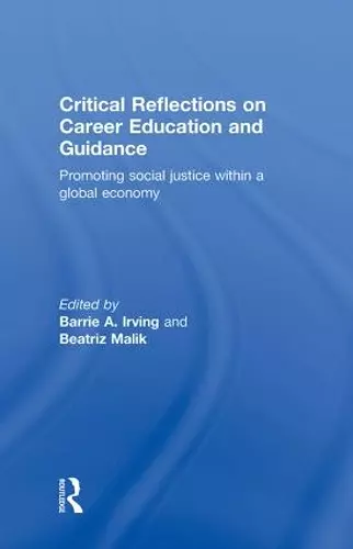 Critical Reflections on Career Education and Guidance cover