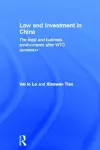 Law and Investment in China cover