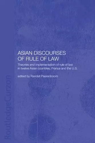 Asian Discourses of Rule of Law cover