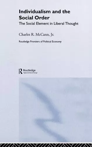 Individualism and the Social Order cover