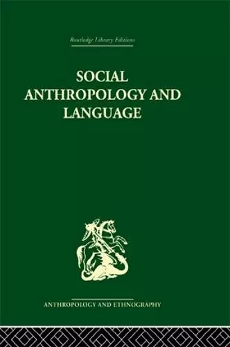 Social Anthropology and Language cover