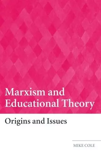 Marxism and Educational Theory cover