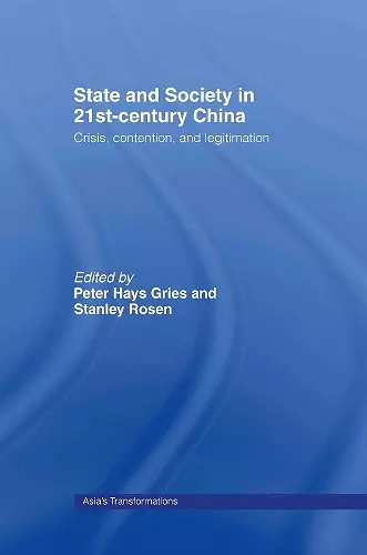 State and Society in 21st Century China cover