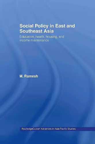 Social Policy in East and Southeast Asia cover