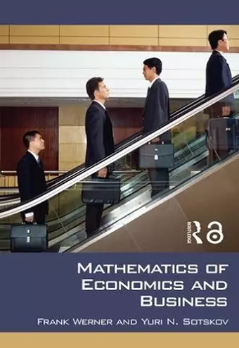 Mathematics of Economics and Business cover