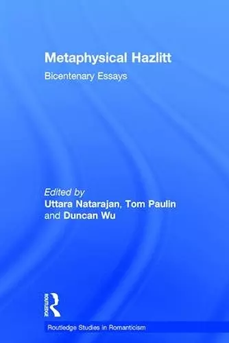 Metaphysical Hazlitt cover