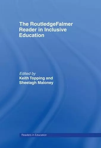 The RoutledgeFalmer Reader in Inclusive Education cover