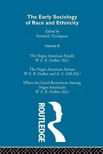 The Early Sociology of Race & Ethnicity Vol 3 cover