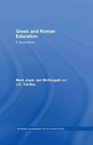 Greek and Roman Education cover