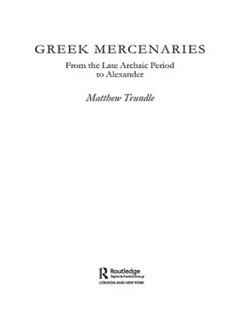 Greek Mercenaries cover