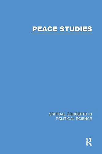 Peace Studies cover