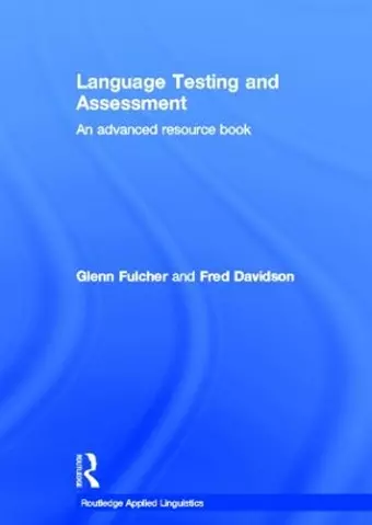 Language Testing and Assessment cover