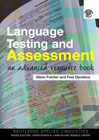 Language Testing and Assessment cover