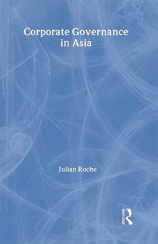 Corporate Governance in Asia cover