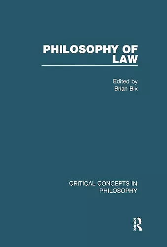 Philosophy of Law cover