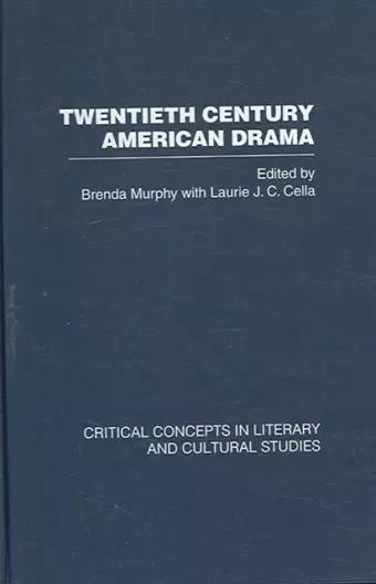 Twentieth-Century American Drama cover