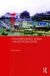 Contemporary China - An Introduction cover
