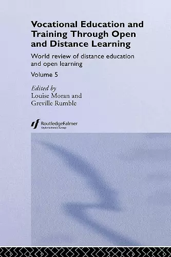 Vocational Education and Training through Open and Distance Learning cover