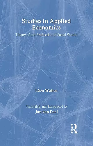 Studies in Applied Economics cover