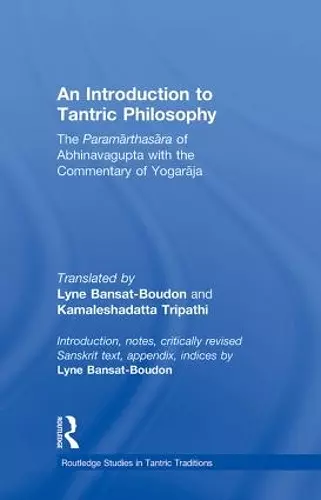 An Introduction to Tantric Philosophy cover