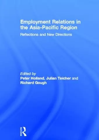 Employment Relations in the Asia-Pacific Region cover