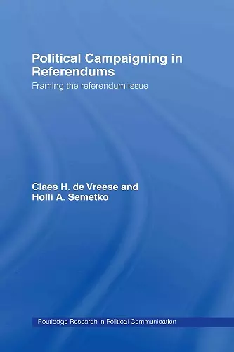 Political Campaigning in Referendums cover