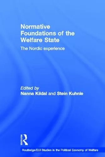 Normative Foundations of the Welfare State cover