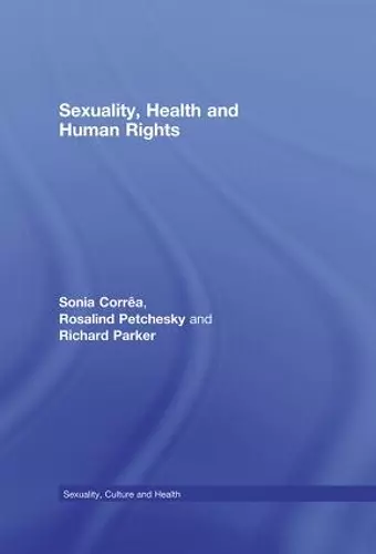 Sexuality, Health and Human Rights cover