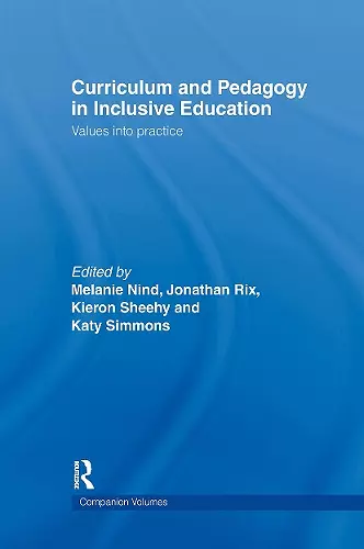 Curriculum and Pedagogy in Inclusive Education cover