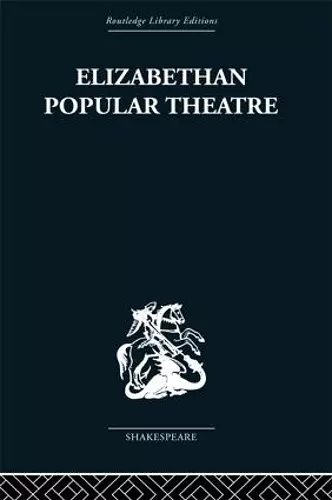 Elizabethan Popular Theatre cover