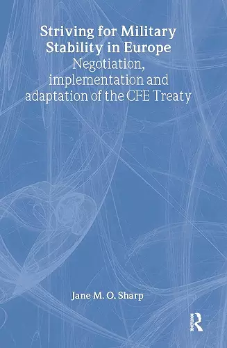 Striving for Military Stability in Europe cover