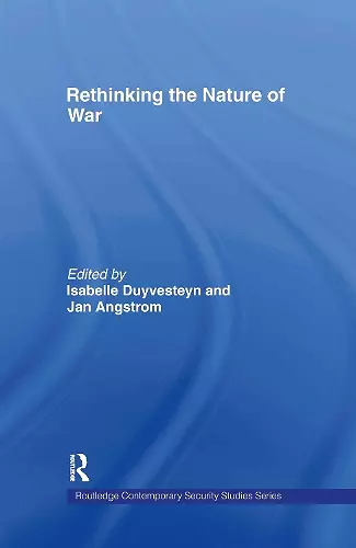 Rethinking the Nature of War cover