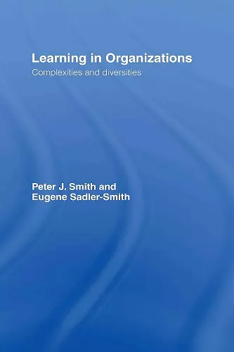 Learning in Organizations cover