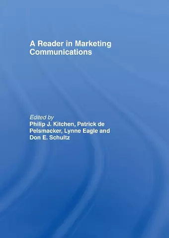 A Reader in Marketing Communications cover