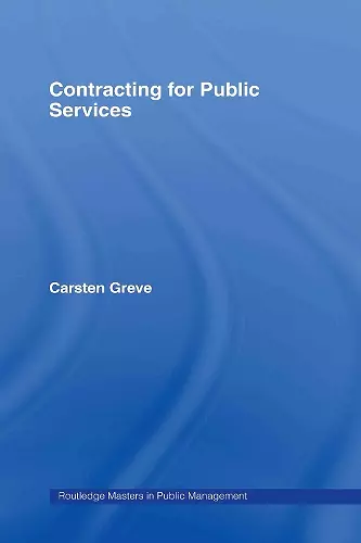 Contracting for Public Services cover