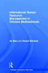 International Human Resource Management in Chinese Multinationals cover