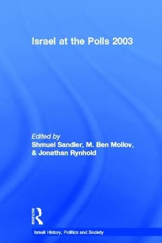 Israel at the Polls 2003 cover