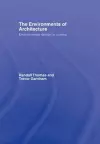 The Environments of Architecture cover