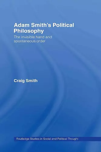 Adam Smith's Political Philosophy cover