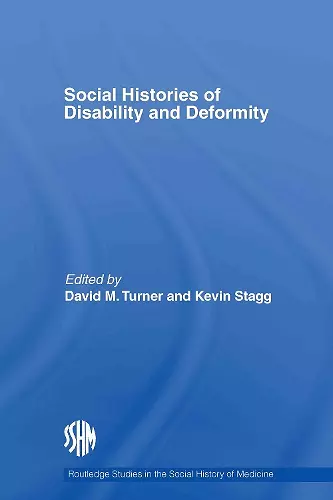 Social Histories of Disability and Deformity cover