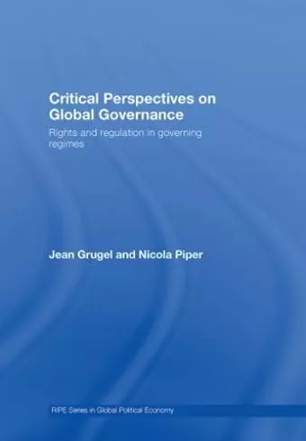 Critical Perspectives on Global Governance cover