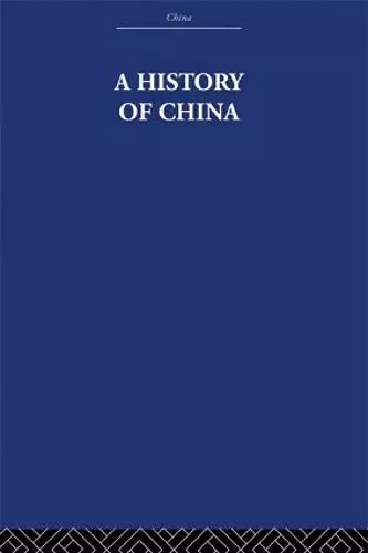 A History of China cover