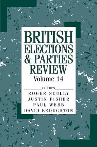 British Elections & Parties Review cover