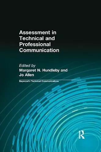 Assessment in Technical and Professional Communication cover