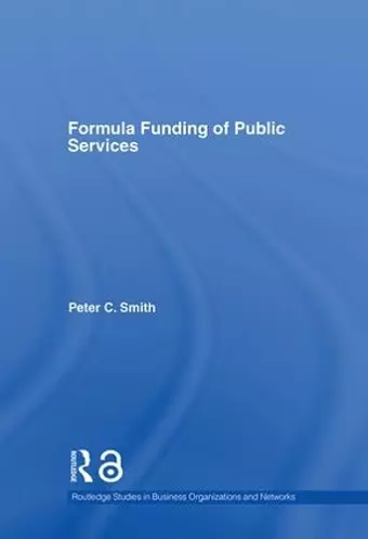 Formula Funding of Public Services cover