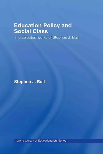 Education Policy and Social Class cover