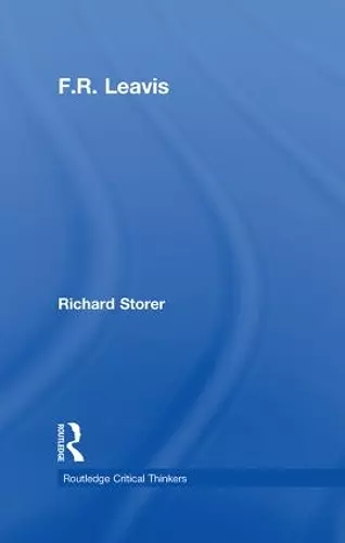 F.R. Leavis cover