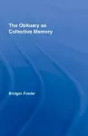 The Obituary as Collective Memory cover