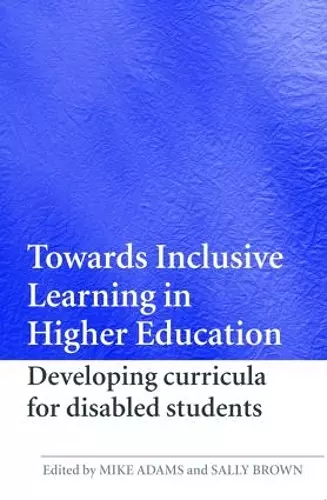 Towards Inclusive Learning in Higher Education cover